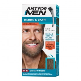 Vopsea pentru barba si mustata Just For Men Medium Brown M-35